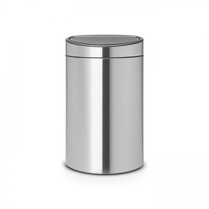 Мусорное ведро Brabantia Touch Bin Recycle с 2-мя отделениями 10+23 л стальной матовый
