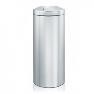 Корзина для бумаг Brabantia Flame Guard Waste Paper Bin 30 л стальной матовый