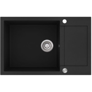 Кухонная мойка Aquasanita Tesa SQT 105 601 AW Black metallic