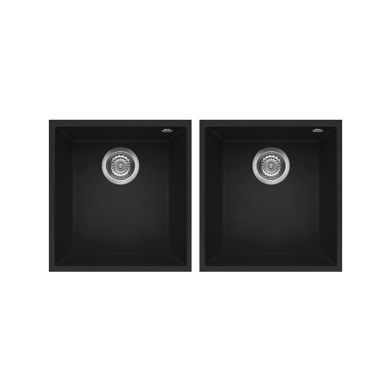 Кухонная мойка Elleci Quadra 200 Undermount G40 Nero