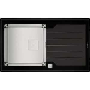Кухонная мойка Teka Diamond RS15 1B 1D 86 Black Polished