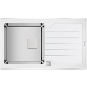 Кухонная мойка Teka Diamond RS15 1B 1D 86 White Polished