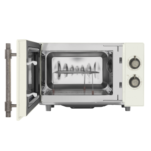 Микроволновая печь Maunfeld JFSMO.20.5.GRIB Ivory с открытой дверцей
