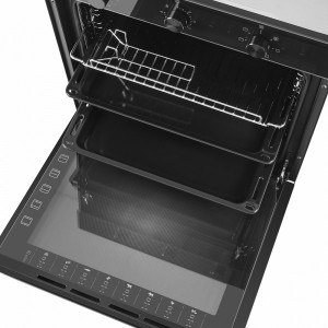 Электрический духовой шкаф Maunfeld EOEF.766B2 Black с противнем и решеткой