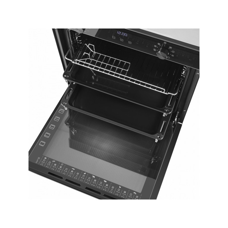 Электрический духовой шкаф Maunfeld EOEM.769B3 Black вид сверху