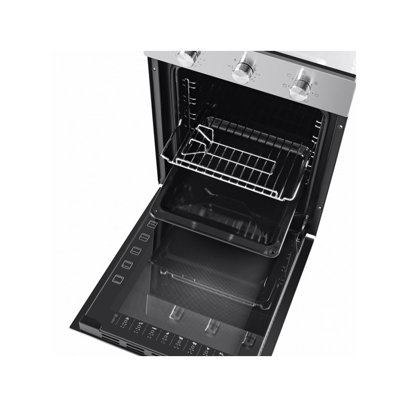 Электрический духовой шкаф Maunfeld EOEC.516S Inox противень и решетка