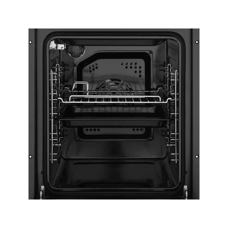 Вид изнутри электрического духового шкафа Maunfeld EOEM.516B Black