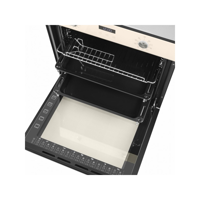 Электрический духовой шкаф Maunfeld EOEM.769BG Ivory вид сверху