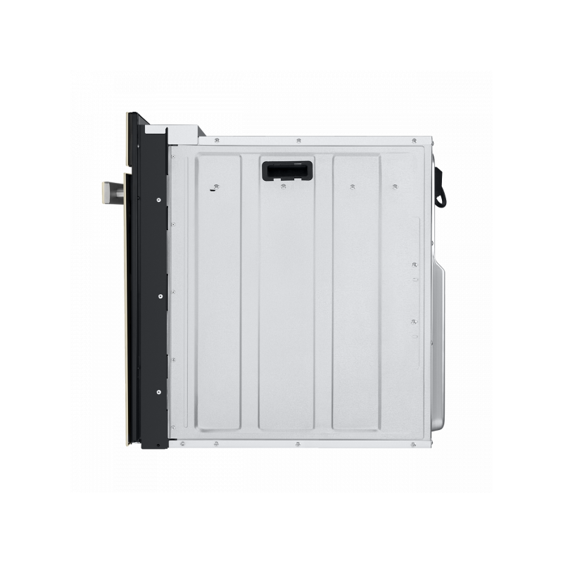 Вид сбоку электрического духового шкафа Maunfeld EOEM.769BG Ivory