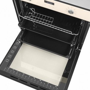 Электрический духовой шкаф Maunfeld EOEM.769BG Ivory вид сверху