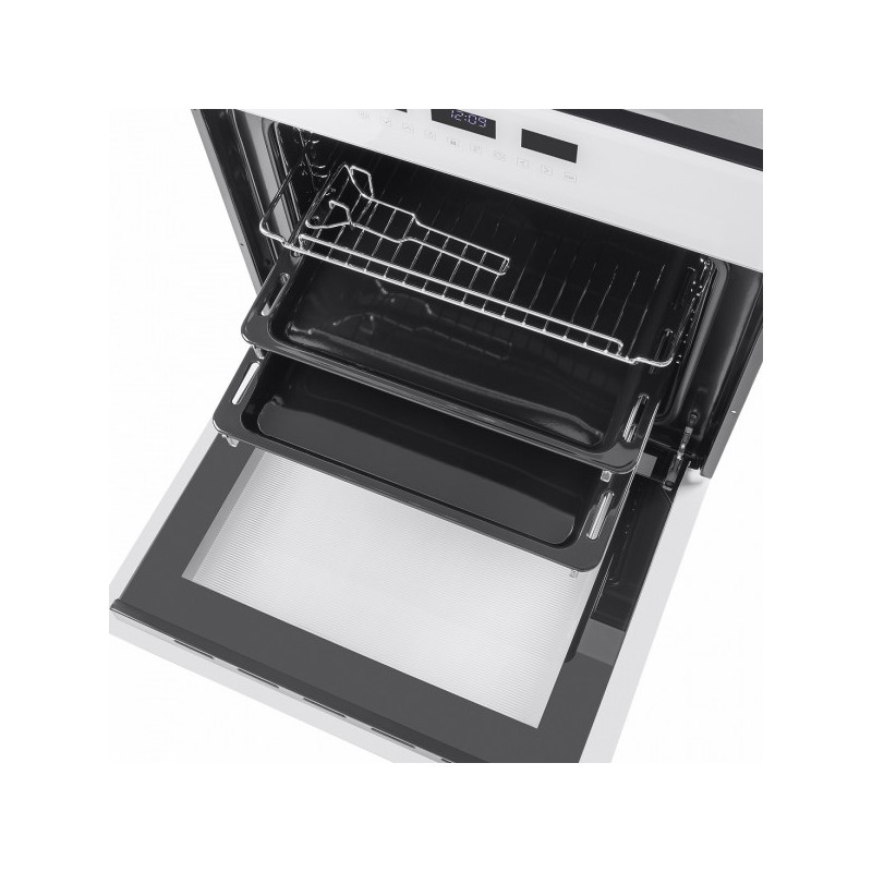 Электрический духовой шкаф Maunfeld EOEH.5811W White противень и решетка