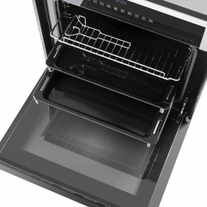 Электрический духовой шкаф Maunfeld EOEH.5811S1 Inox противень и решетка