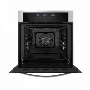Электрический духовой шкаф Maunfeld EOEH.5811S1 Inox с открытой дверцей