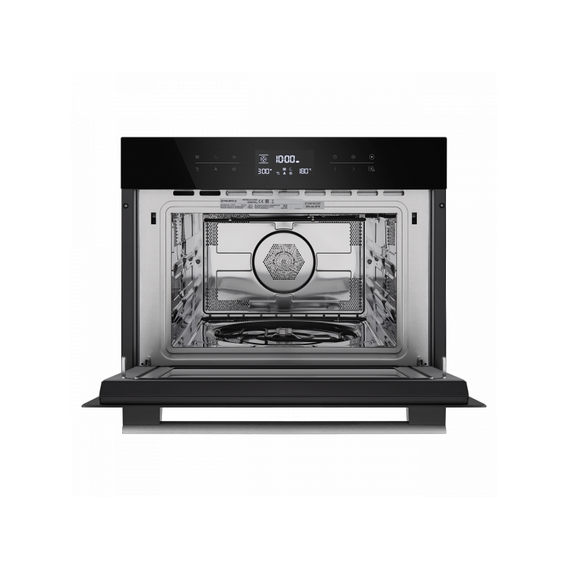 Электрический духовой шкаф Maunfeld MCMO.44.9GB Black с открытой дверцей