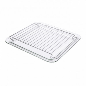 Стеклянный поддон и квадратная решетка электрического духового шкафа Maunfeld MCMO.44.9GB Black