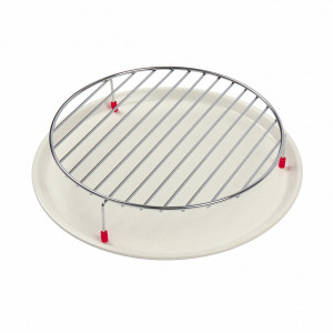 Керамический поодон и круглая решетка для гриля электрического духового шкафа Maunfeld MCMO.44.9GB Black