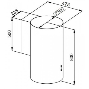 Вытяжка Maunfeld Lee Wall 39 White