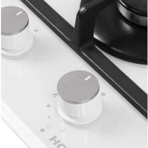 Газовая варочная панель HOMSair HGG323GCWH White конфорка и ручки