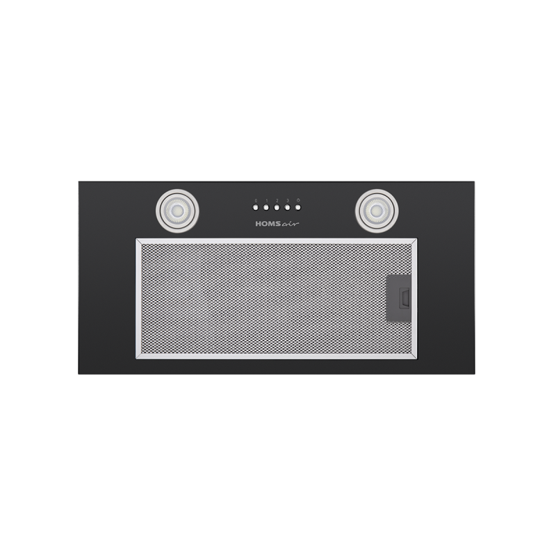 Вытяжка HOMSair Camelia Power 60 Black вид снизу