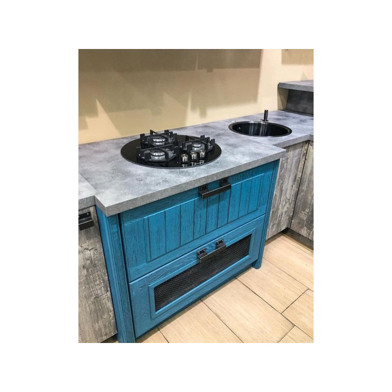 Газовая варочная панель Maunfeld EGHG.43.23CB/G Black на столешнице