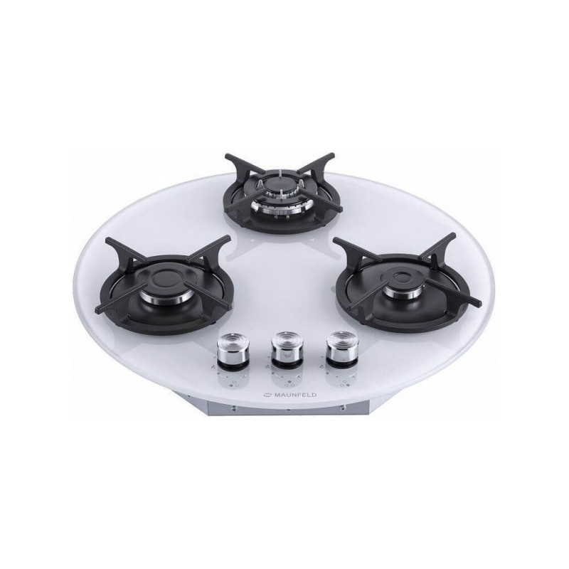 Газовая варочная панель Maunfeld EGHG.43.23CW/G White сбоку