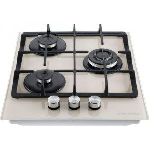 Газовая варочная панель Maunfeld EGHG.43.33CBG/G Beige сбоку