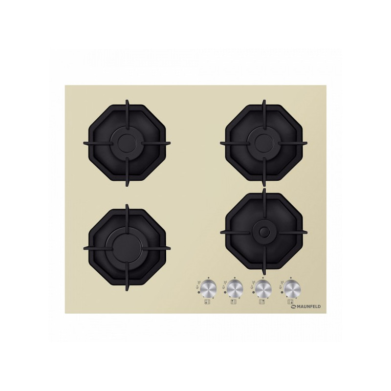 Газовая варочная панель Maunfeld EGHG.64.2CBG\G Ivory