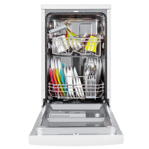 Посудомоечная машина Maunfeld MWF08B с загруженной посудой