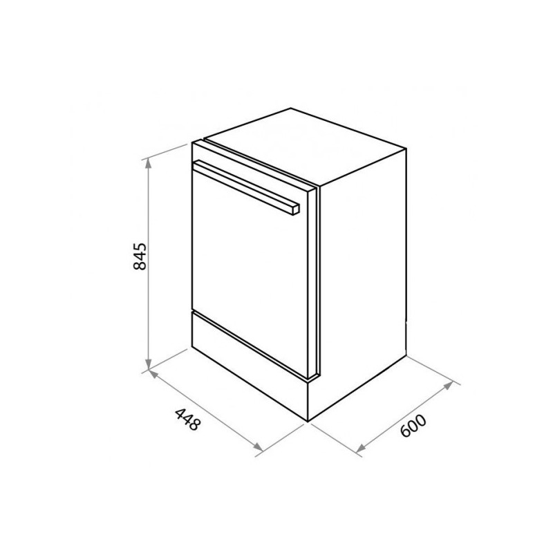Посудомоечная машина Maunfeld MWF08S размеры