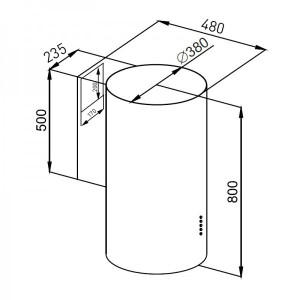 Вытяжка Maunfeld Lee Side C 39 Inox
