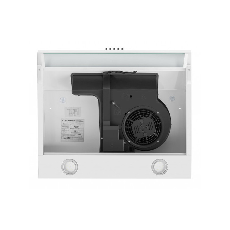 Вытяжка Maunfeld MP-1 50 White внутри