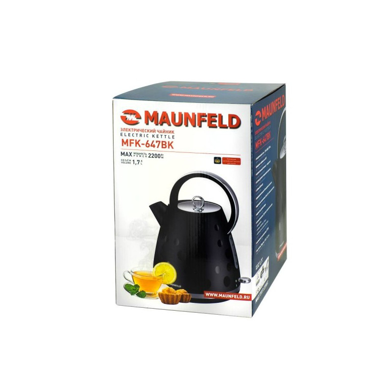 Коробка электрочайника Maunfeld MFK-647BK