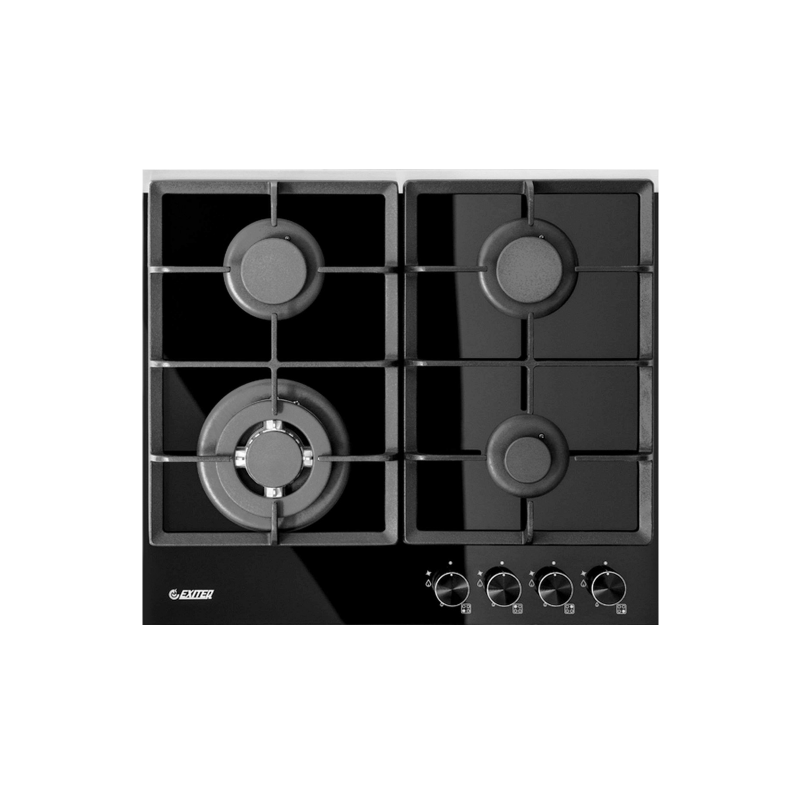 Газовая варочная панель Exiteq PFH 640 STGB-E/B Black