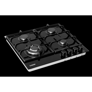 Газовая варочная панель Exiteq PFH 640 STGB-E/B Black вид сбоку