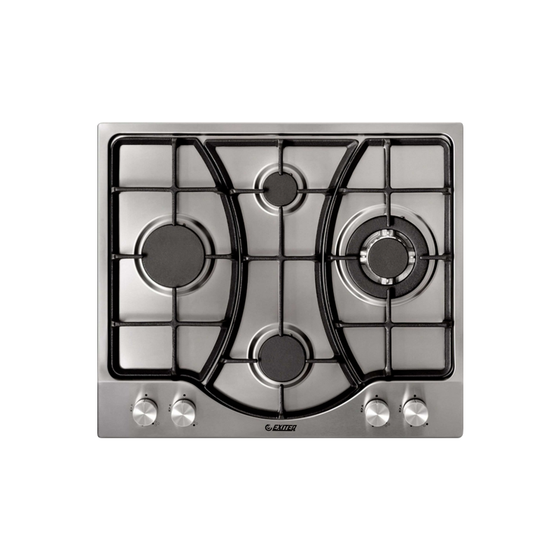 Газовая варочная панель Exiteq PF 640 STX-E/A Inox