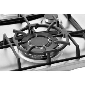 Газовая варочная панель Exiteq PF 640 STX-E/A Inox с Wok-насадкой