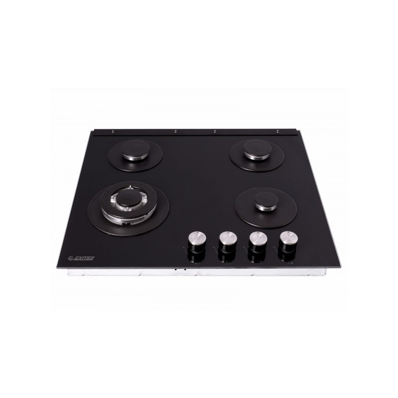 Газовая варочная панель Exiteq EXH-305 Black без решеток
