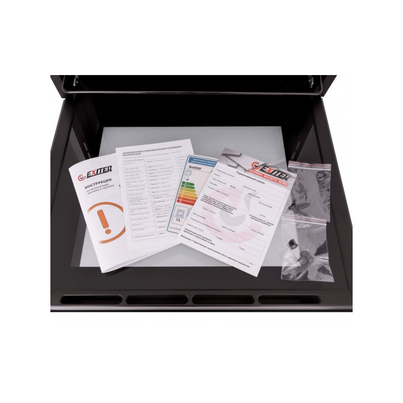 Электрический духовой шкаф Exiteq EXO-105 White комплектация