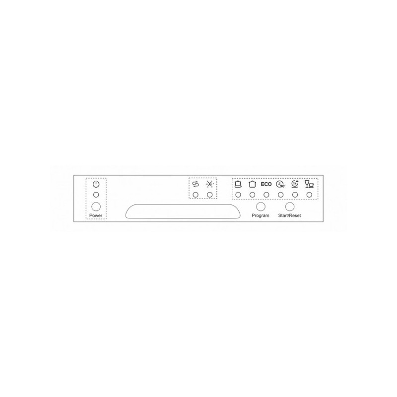 Схема панели управления посудомоечной машины Exiteq EXDW-T503
