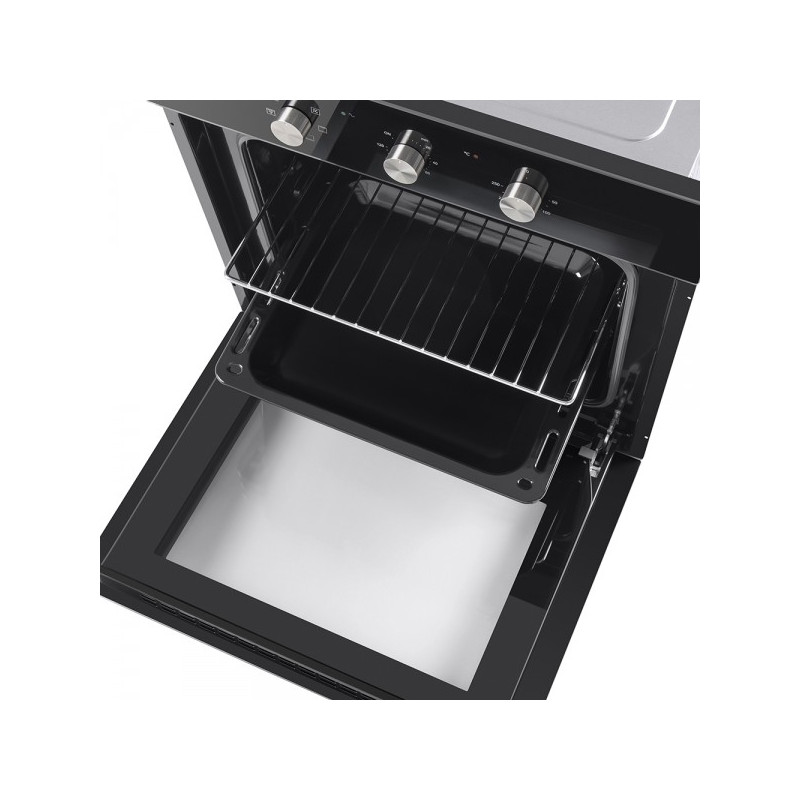 Электрический духовой шкаф HOMSair OEF657BK Black, вид сверху