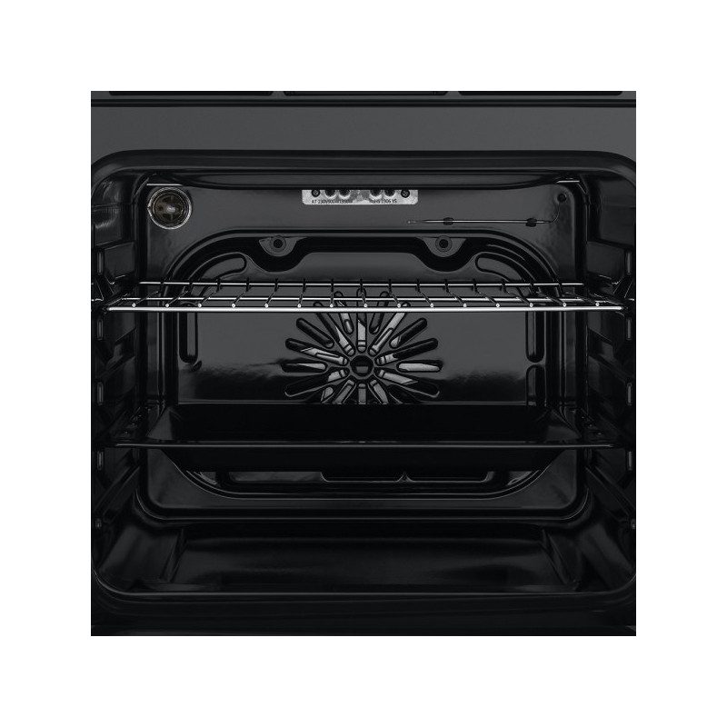 Электрический духовой шкаф HOMSair OEF657BK Black изнутри