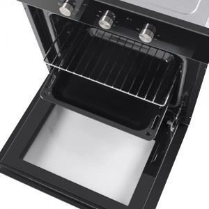 Электрический духовой шкаф HOMSair OEF657BK Black, вид сверху