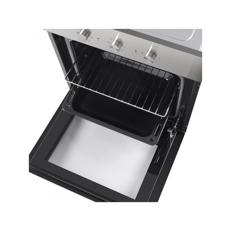 Электрический духовой шкаф HOMSair OEF657S Inox вид сверху