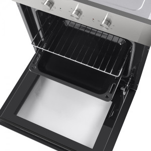 Электрический духовой шкаф HOMSair OEF657S Inox вид сверху