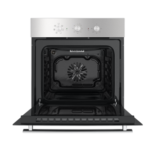 Электрический духовой шкаф HOMSair OEF657S Inox c открытой дверцей