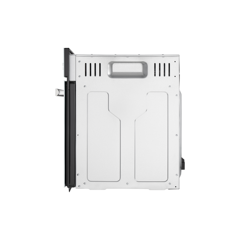 Электрический духовой шкаф HOMSair OEF657WH White вид сбоку