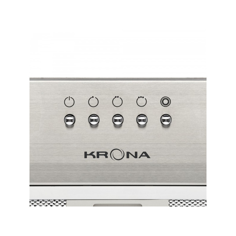 Вытяжка Krona Runa 600 PB Inox кнопки