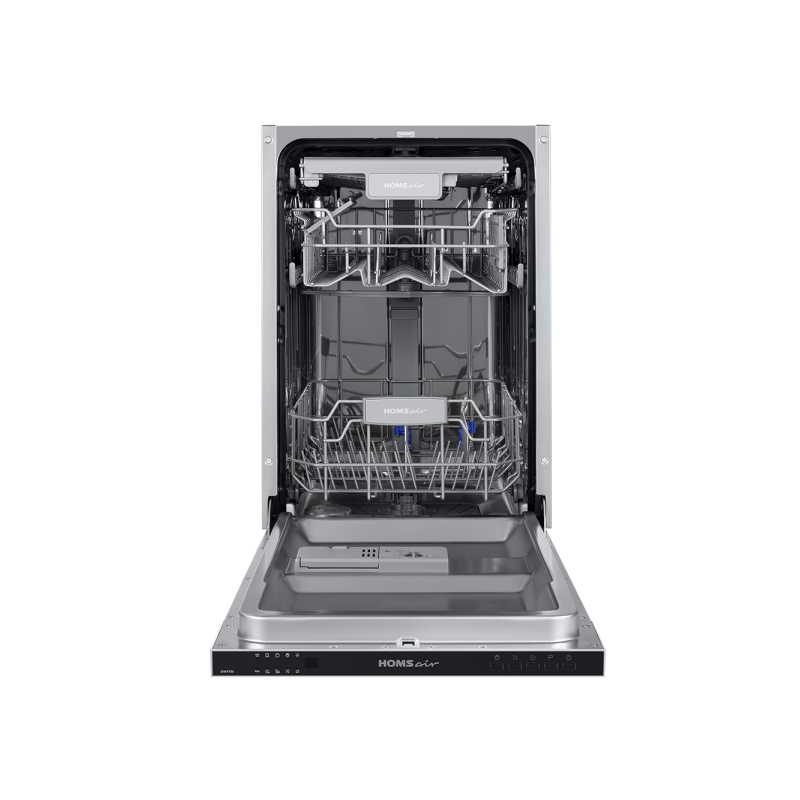 Посудомоечная машина HOMSair DW47M с открытой дверцей