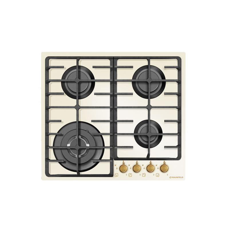 Газовая варочная панель Maunfeld EGHE.64.63CBG.R/G Beige