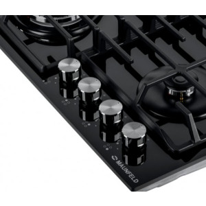 Газовая варочная панель Maunfeld EGHG.64.6CB/G Black ручкм